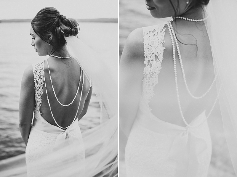 Carissa Didier Photography- Port Cunnington Lodge Wedding- Muskoka Wedding Photographer- Backless Wedding Dress