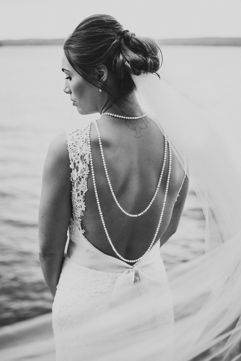 Port Cunnington Lodge Wedding Bride