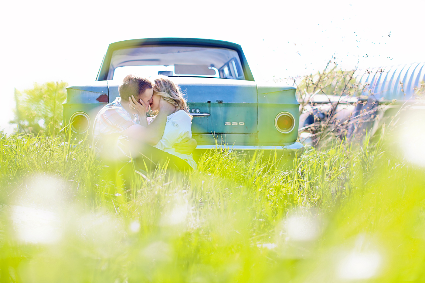 north-bay-engagement-session-vintage-car