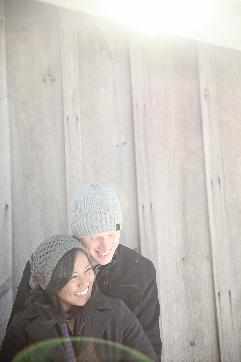 winter-engagement-session-sun-flare